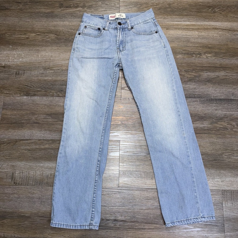 Levi's 505 Classic Straight-Leg Denim Jeans Boys 14 Slim W25 x L27